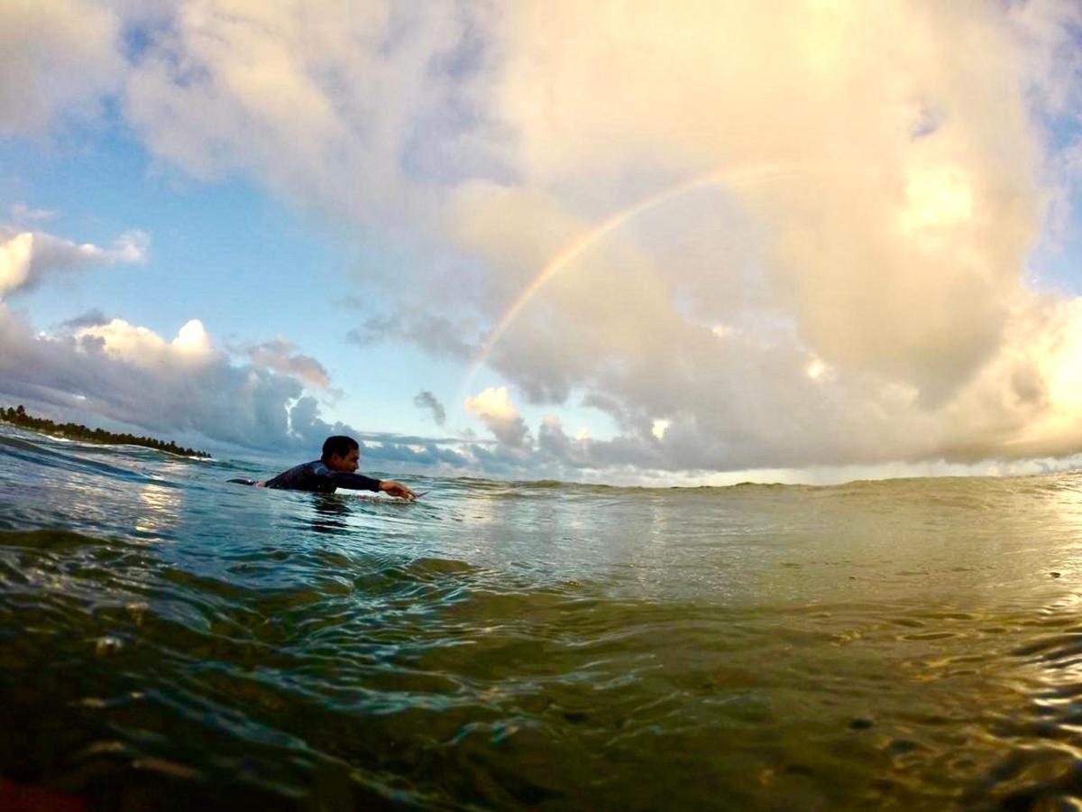 Bahia Surf Camp Hotel Abrantes Bagian luar foto