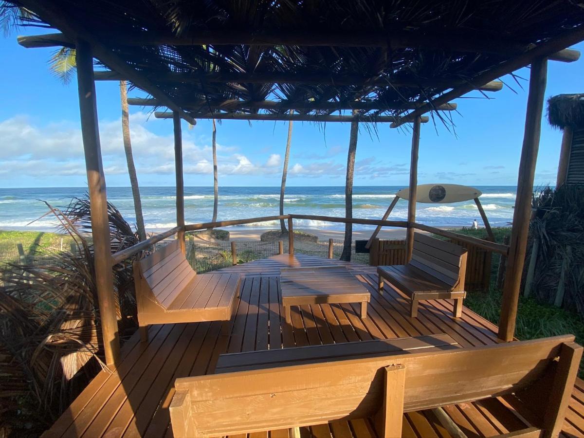 Bahia Surf Camp Hotel Abrantes Bagian luar foto