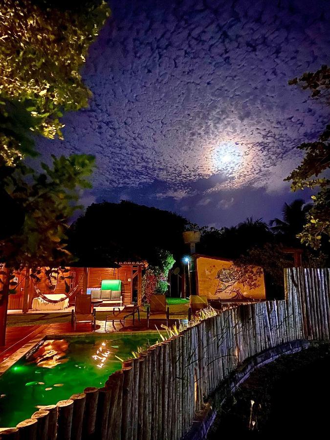 Bahia Surf Camp Hotel Abrantes Bagian luar foto