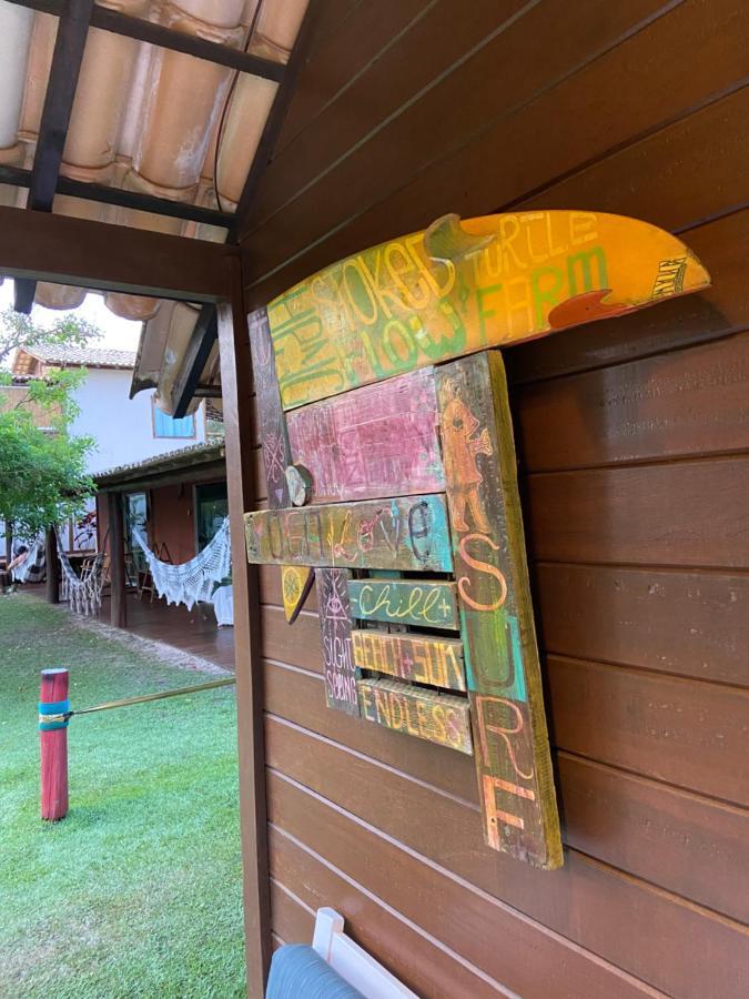Bahia Surf Camp Hotel Abrantes Bagian luar foto
